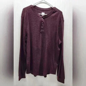 GAP HENLEY BURGUNDY XL EXCELLENT CONDITION